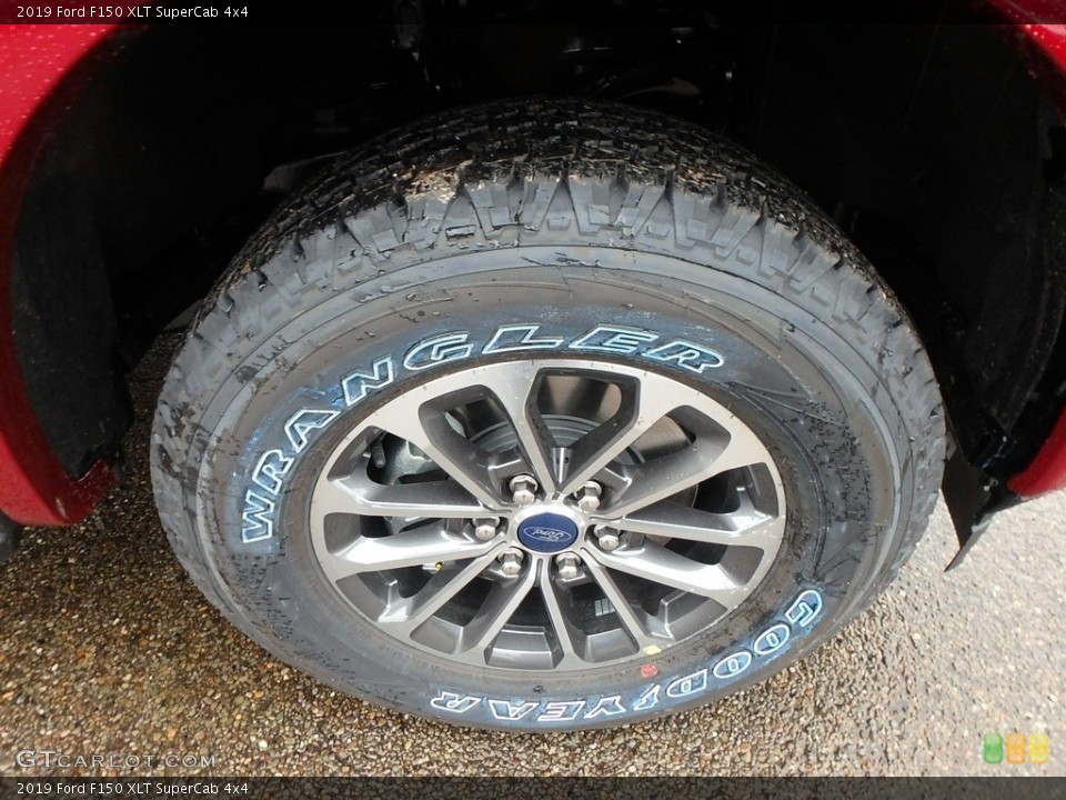 2019 Ford F150 XLT SuperCab 4x4 Wheel and Tire Photo #130524784