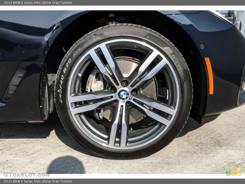 2019 BMW 6 Series 640i xDrive Gran Turismo Wheel and Tire Photo #130531399