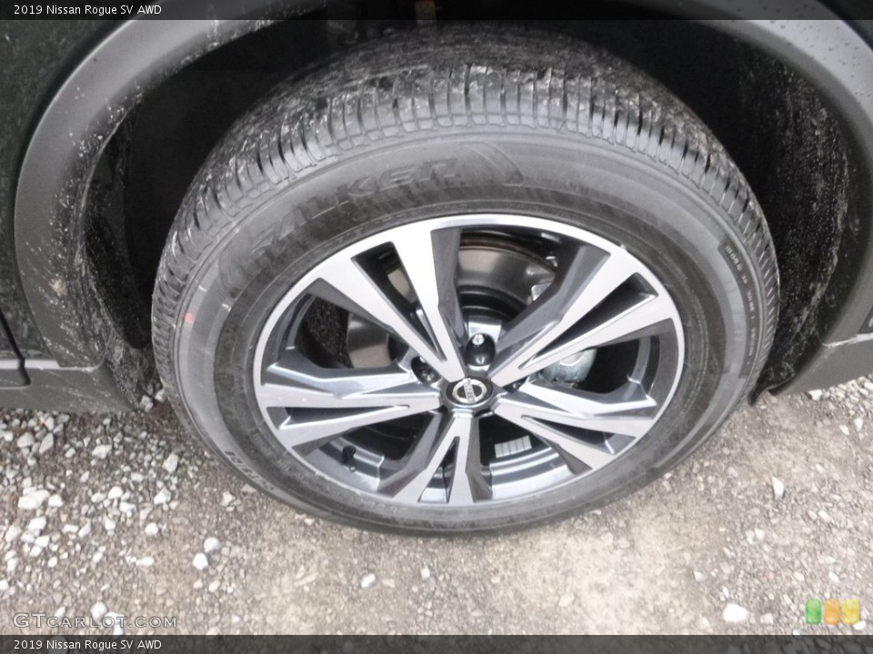 2019 Nissan Rogue SV AWD Wheel and Tire Photo #130533946
