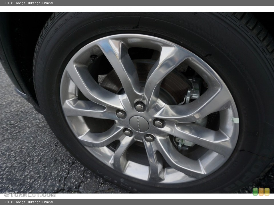 2018 Dodge Durango Citadel Wheel and Tire Photo #130538659