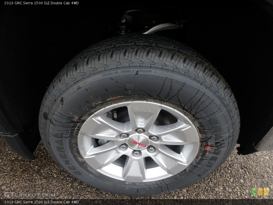 2019 GMC Sierra 1500 SLE Double Cab 4WD Wheel and Tire Photo #130543015
