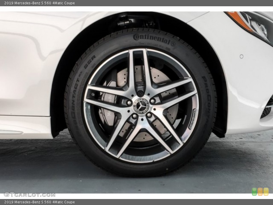 2019 Mercedes-Benz S 560 4Matic Coupe Wheel and Tire Photo #130555970