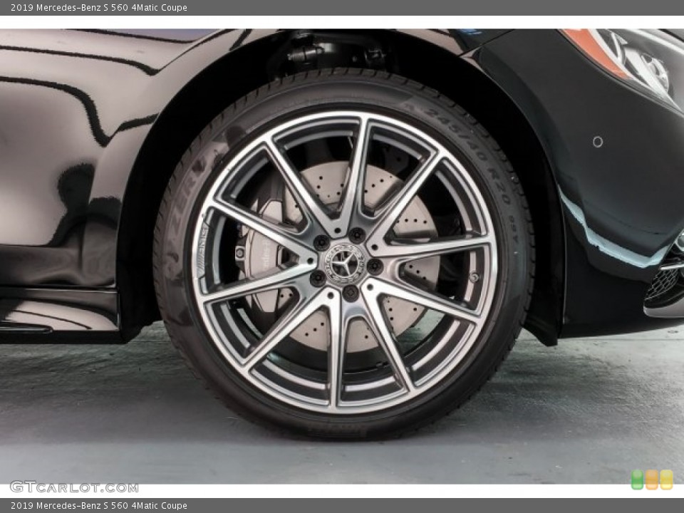 2019 Mercedes-Benz S 560 4Matic Coupe Wheel and Tire Photo #130556648