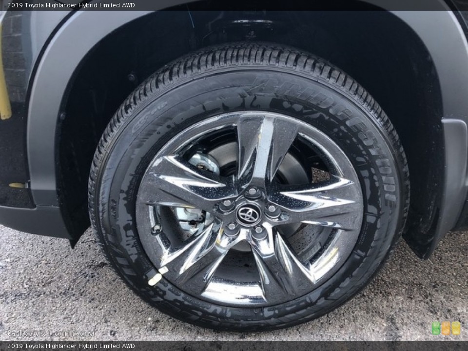 2019 Toyota Highlander Hybrid Limited AWD Wheel and Tire Photo #130583202