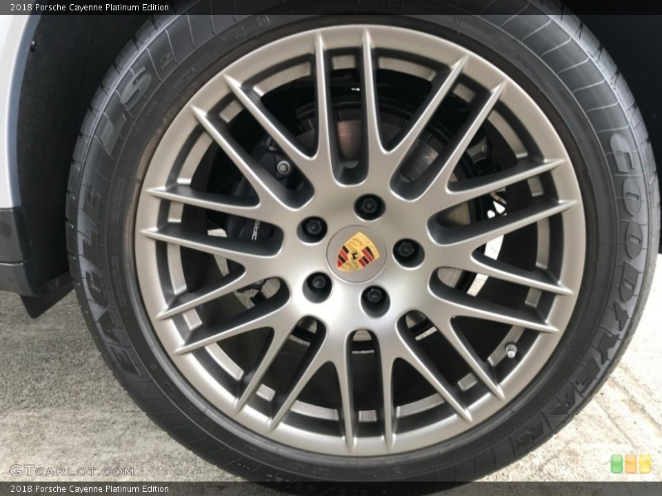 2018 Porsche Cayenne Platinum Edition Wheel and Tire Photo #130587864