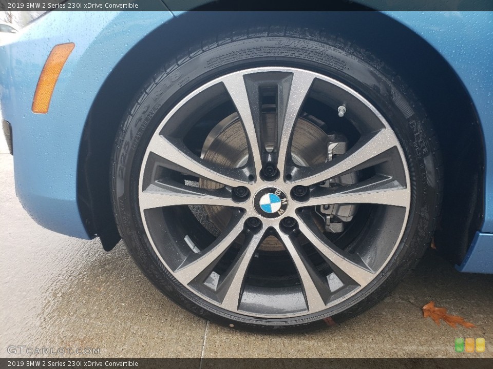 2019 BMW 2 Series 230i xDrive Convertible Wheel and Tire Photo #130588287