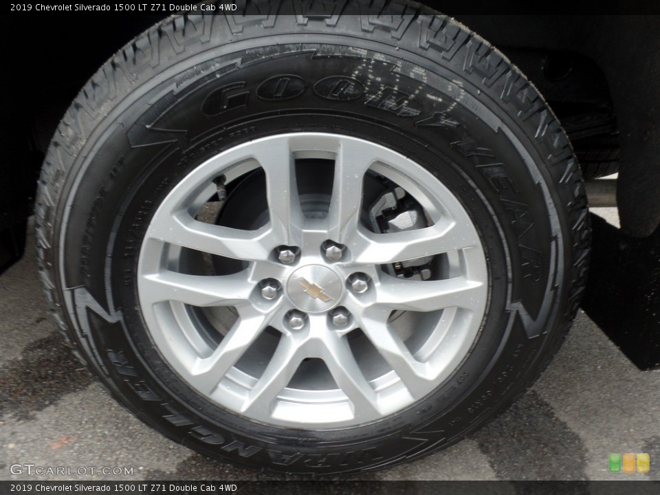 2019 Chevrolet Silverado 1500 LT Z71 Double Cab 4WD Wheel and Tire Photo #130624878