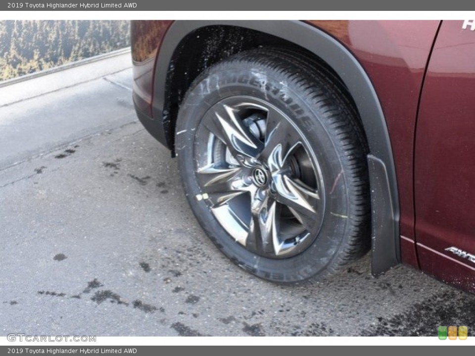 2019 Toyota Highlander Hybrid Limited AWD Wheel and Tire Photo #130676450