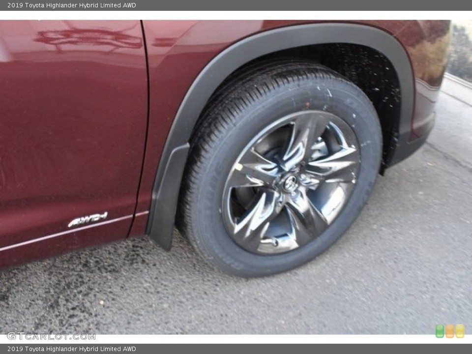 2019 Toyota Highlander Hybrid Limited AWD Wheel and Tire Photo #130676513
