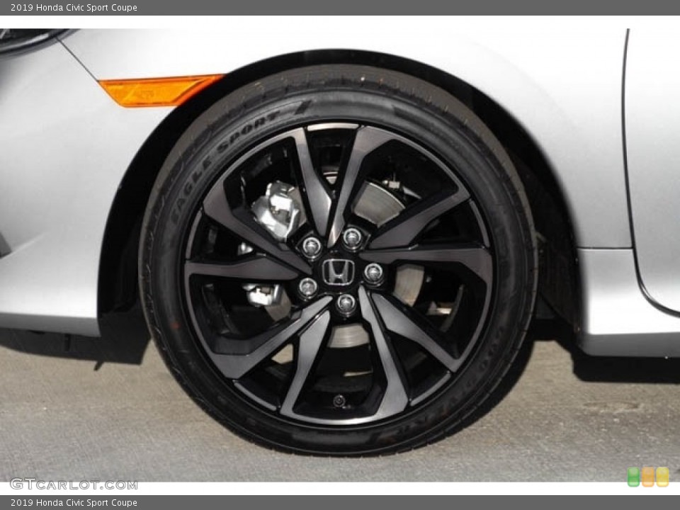 2019 Honda Civic Sport Coupe Wheel and Tire Photo #130688266