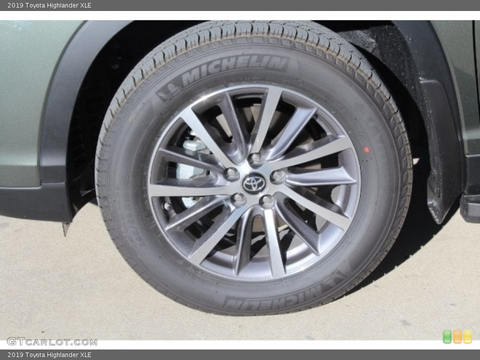 2019 Toyota Highlander XLE Wheel and Tire Photo #130749369