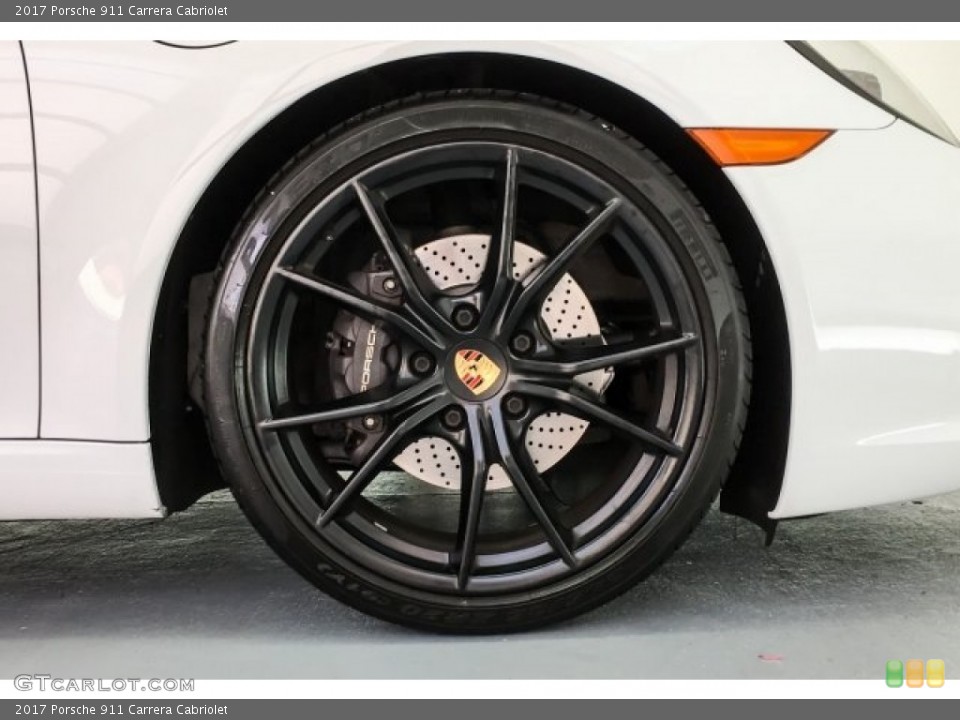 2017 Porsche 911 Carrera Cabriolet Wheel and Tire Photo #130767912