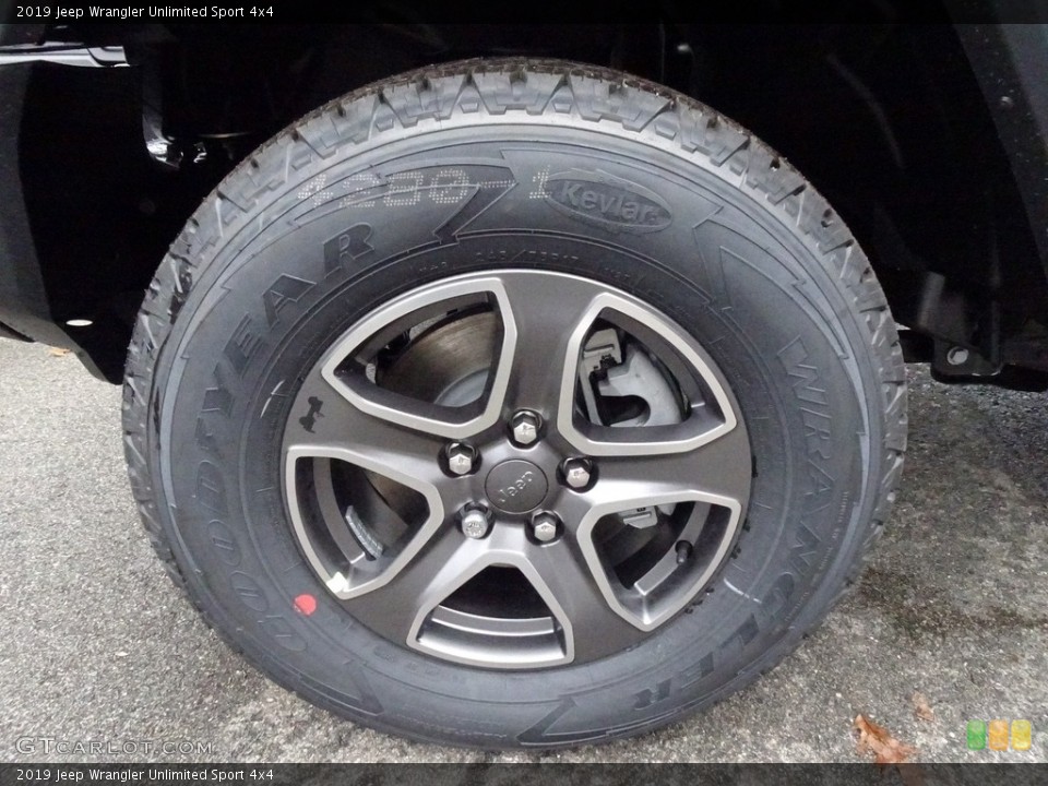 2019 Jeep Wrangler Unlimited Sport 4x4 Wheel and Tire Photo #130768380