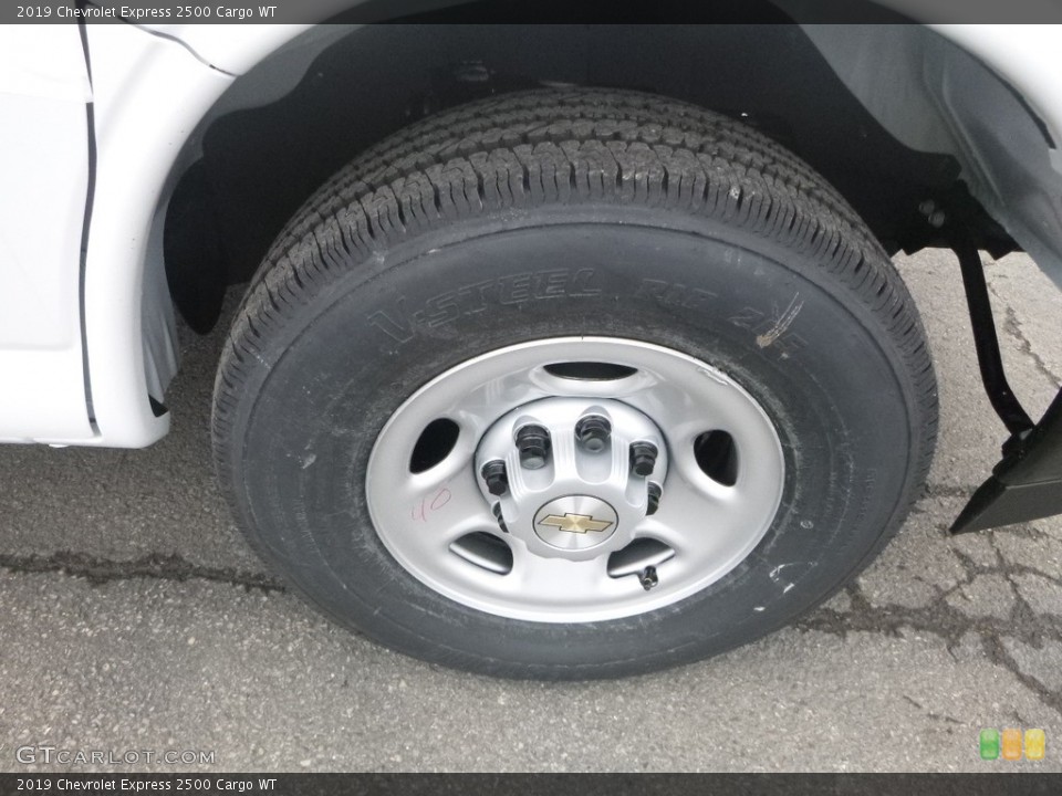 2019 Chevrolet Express 2500 Cargo WT Wheel and Tire Photo #130859019