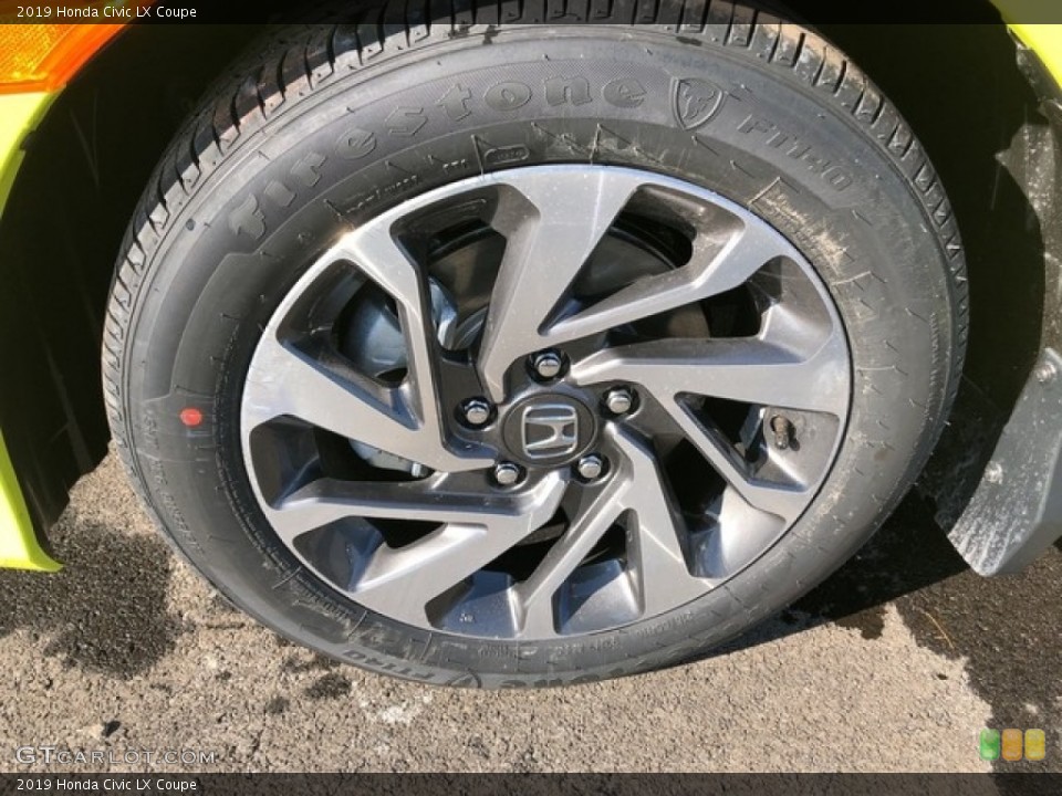 2019 Honda Civic LX Coupe Wheel and Tire Photo #130880346