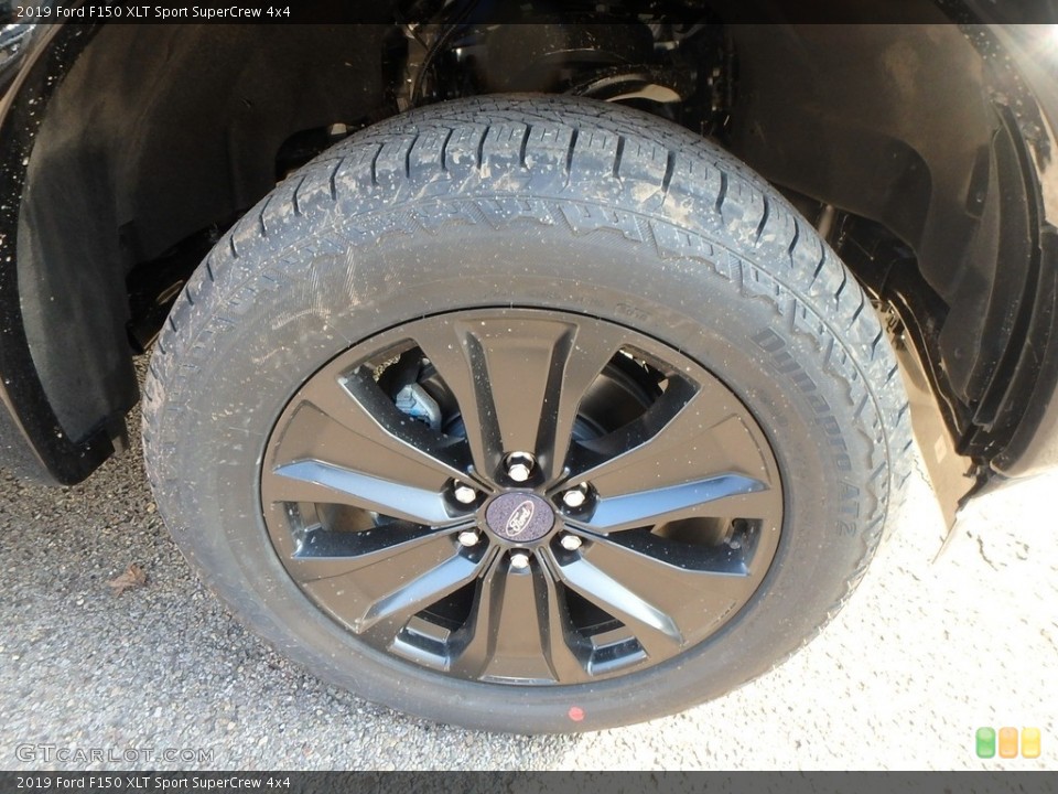 2019 Ford F150 XLT Sport SuperCrew 4x4 Wheel and Tire Photo #130885473