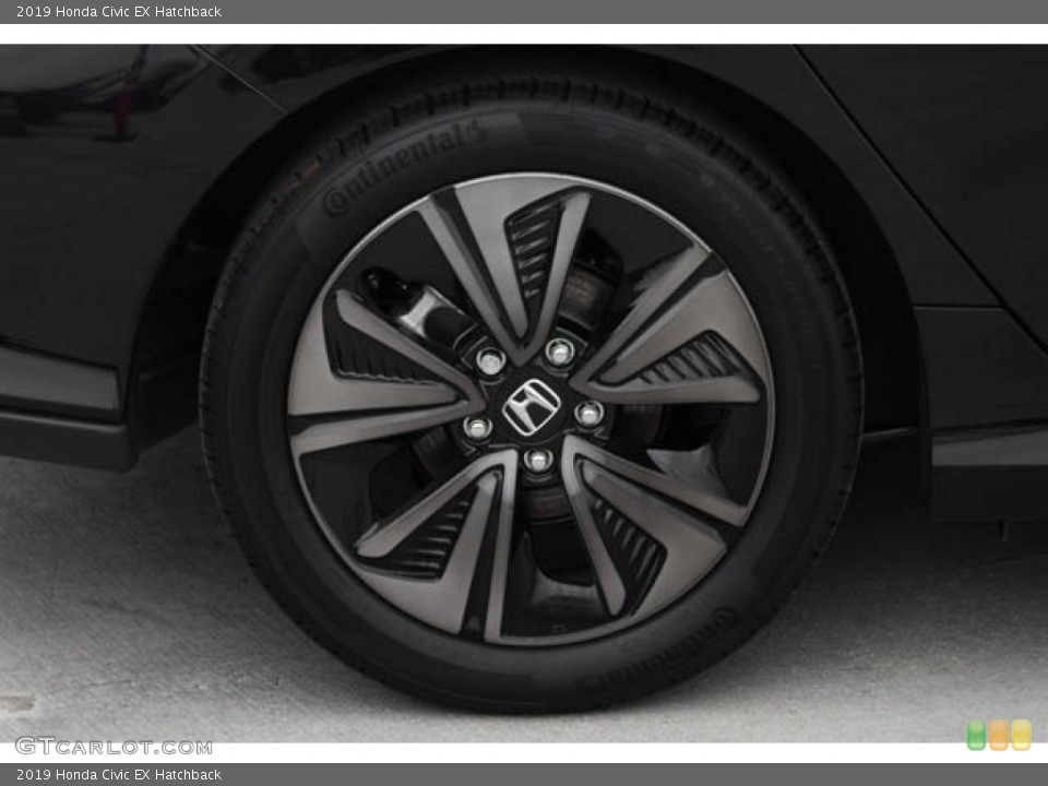 2019 Honda Civic EX Hatchback Wheel and Tire Photo #130946173