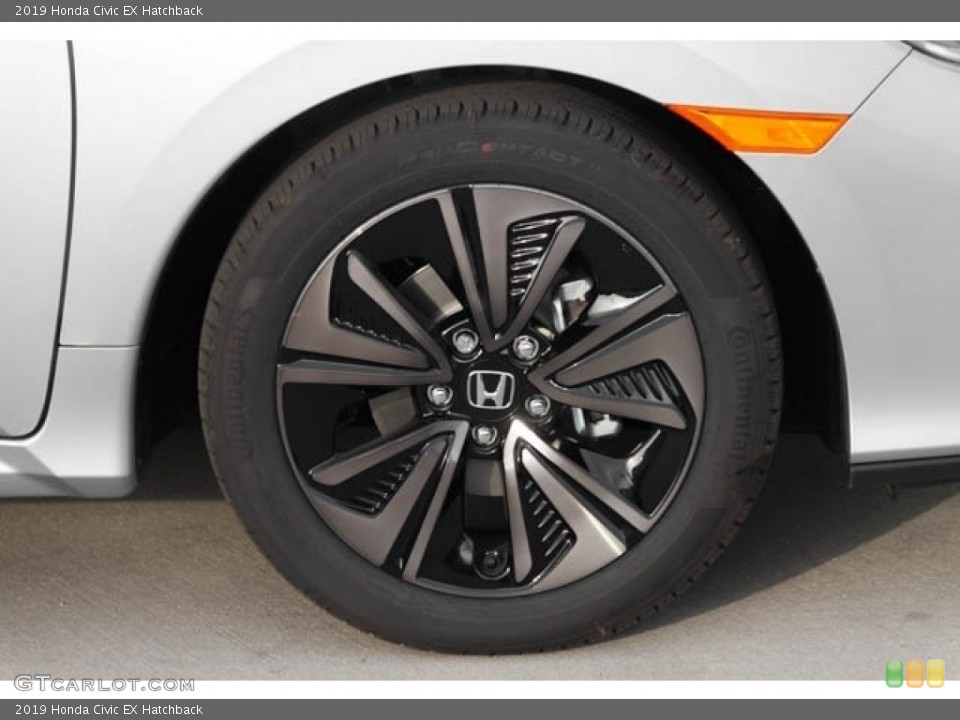 2019 Honda Civic EX Hatchback Wheel and Tire Photo #130948672