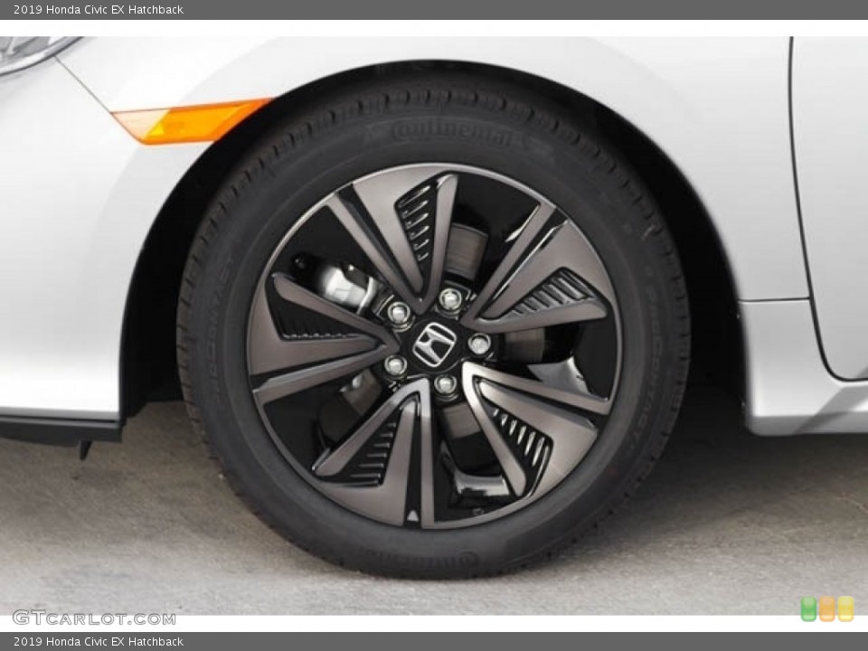 2019 Honda Civic EX Hatchback Wheel and Tire Photo #130948689