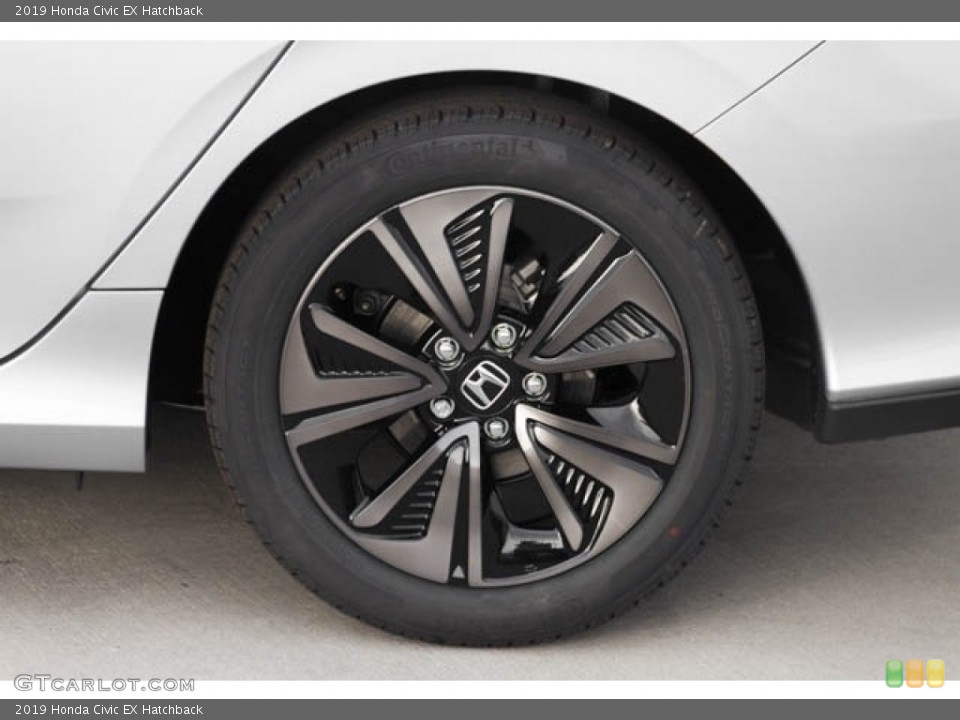 2019 Honda Civic EX Hatchback Wheel and Tire Photo #130948708