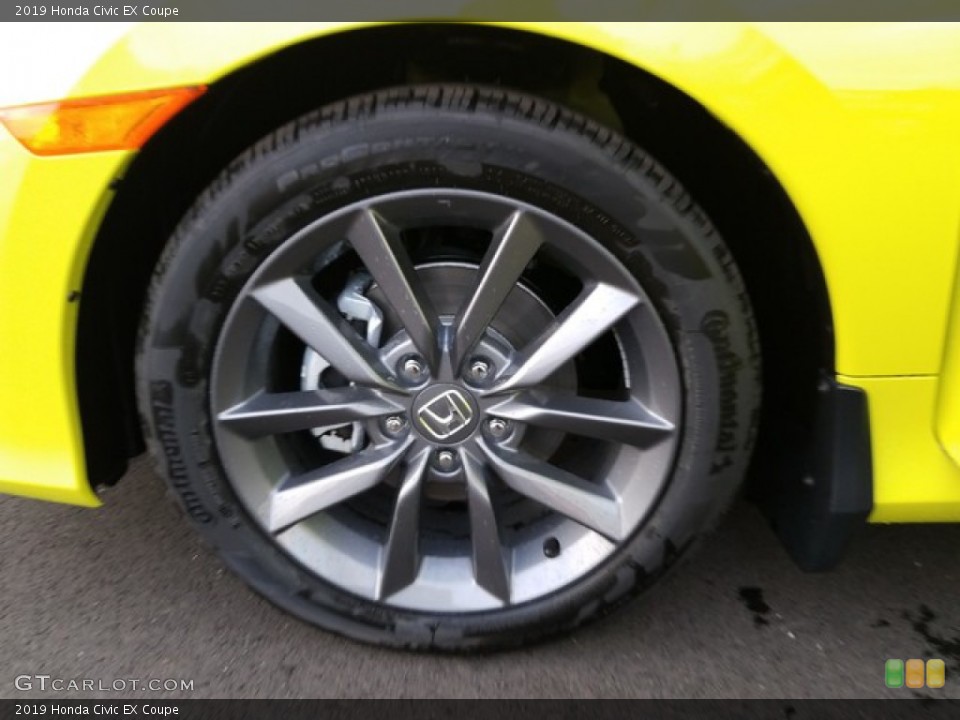 2019 Honda Civic EX Coupe Wheel and Tire Photo #130991081