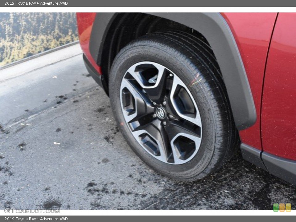 2019 Toyota RAV4 Adventure AWD Wheel and Tire Photo #131022240