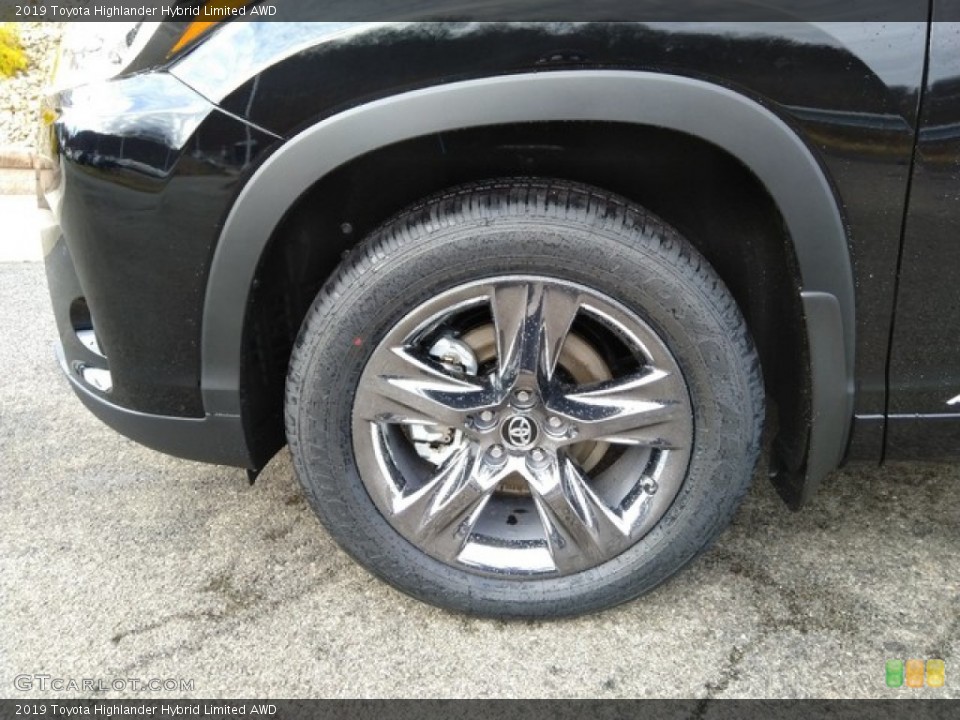 2019 Toyota Highlander Hybrid Limited AWD Wheel and Tire Photo #131049491
