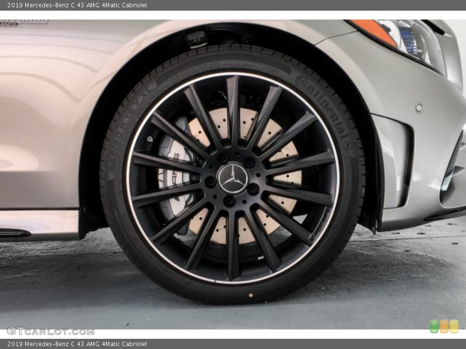 2019 Mercedes-Benz C 43 AMG 4Matic Cabriolet Wheel and Tire Photo #131067353
