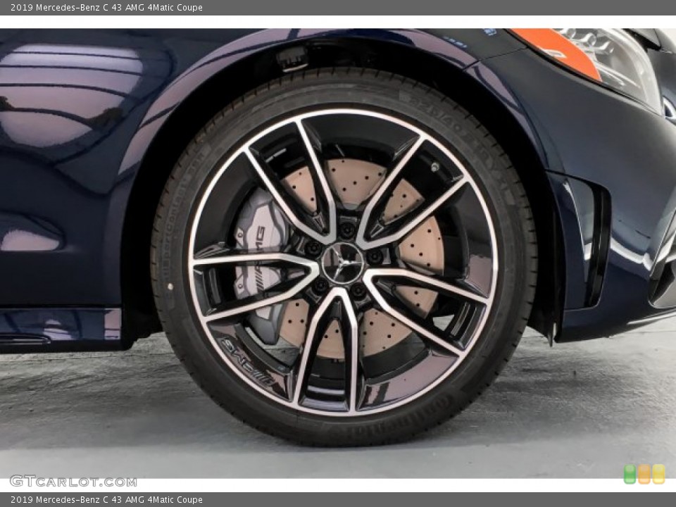 2019 Mercedes-Benz C 43 AMG 4Matic Coupe Wheel and Tire Photo #131076712