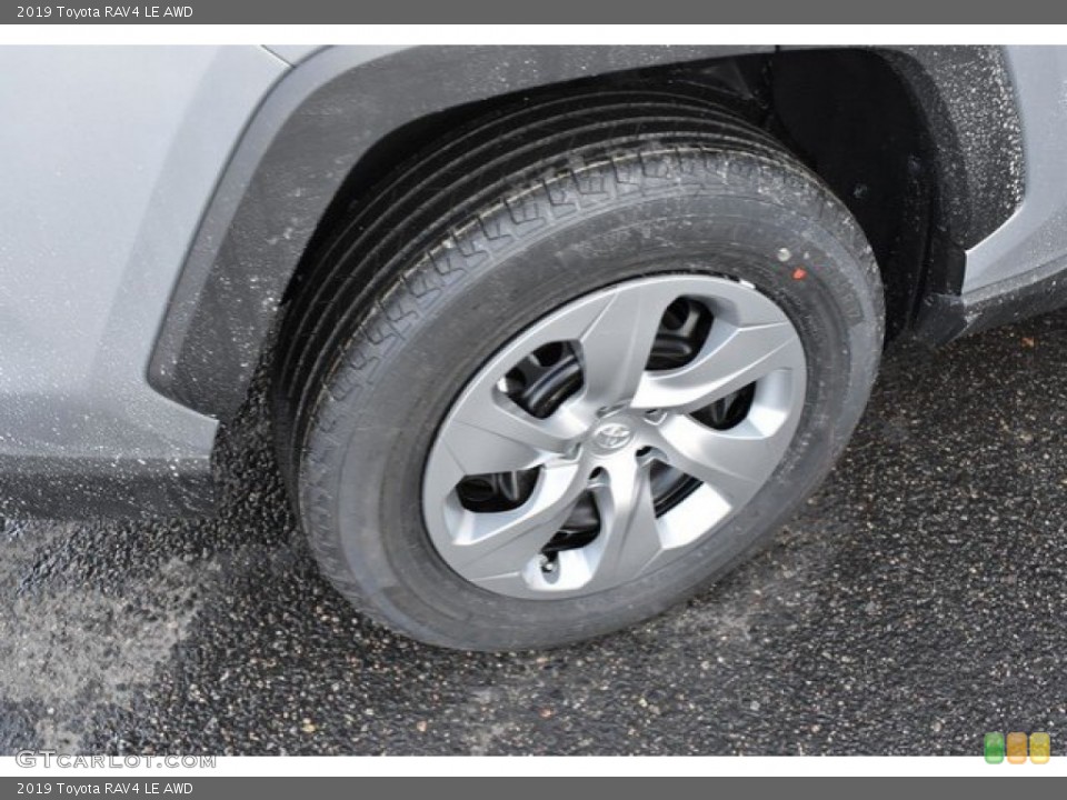 2019 Toyota RAV4 LE AWD Wheel and Tire Photo #131115153