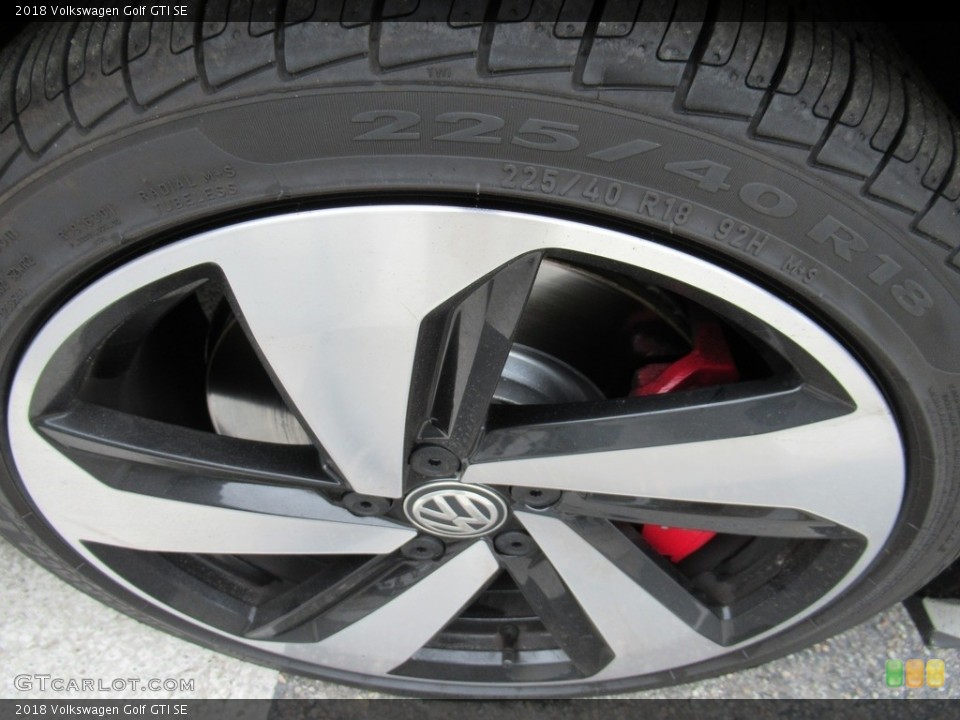 2018 Volkswagen Golf GTI SE Wheel and Tire Photo #131127464