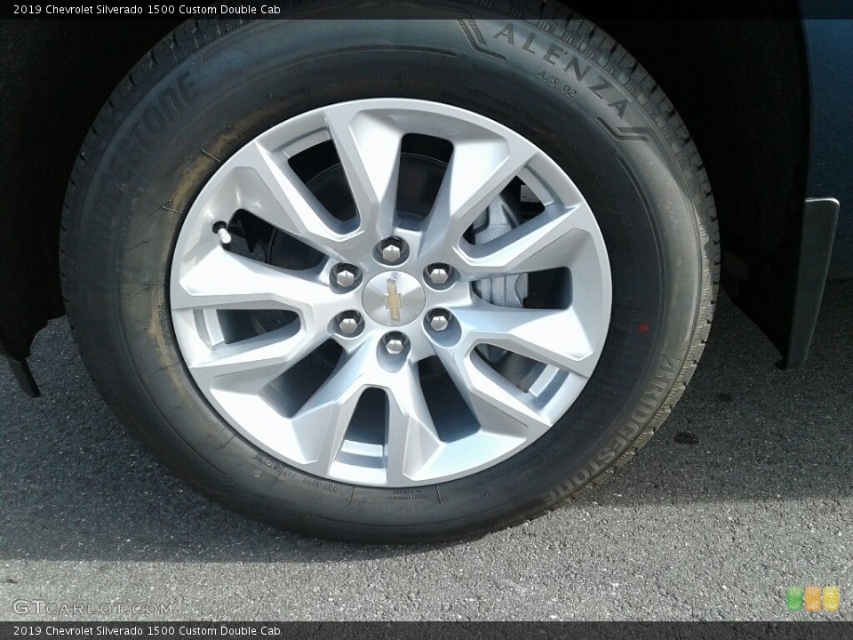 2019 Chevrolet Silverado 1500 Custom Double Cab Wheel and Tire Photo #131129564