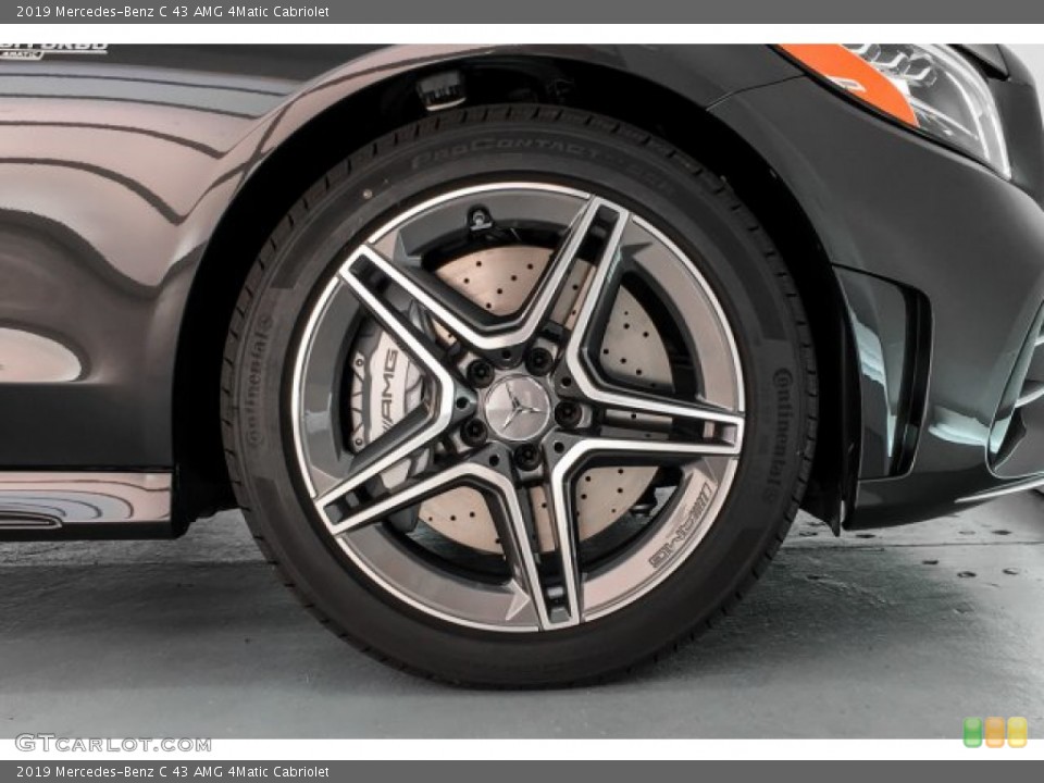 2019 Mercedes-Benz C 43 AMG 4Matic Cabriolet Wheel and Tire Photo #131191842