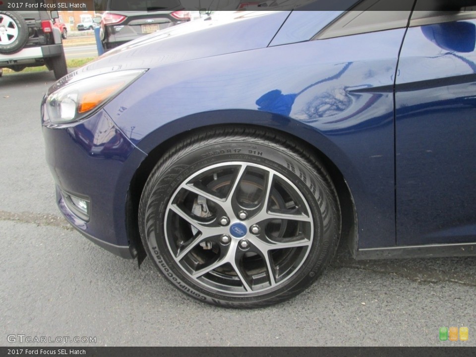 2017 Ford Focus SEL Hatch Wheel and Tire Photo #131237445