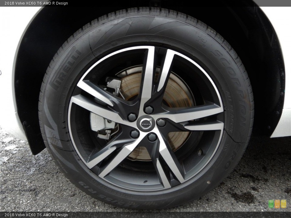 2018 Volvo XC60 T6 AWD R Design Wheel and Tire Photo #131257956