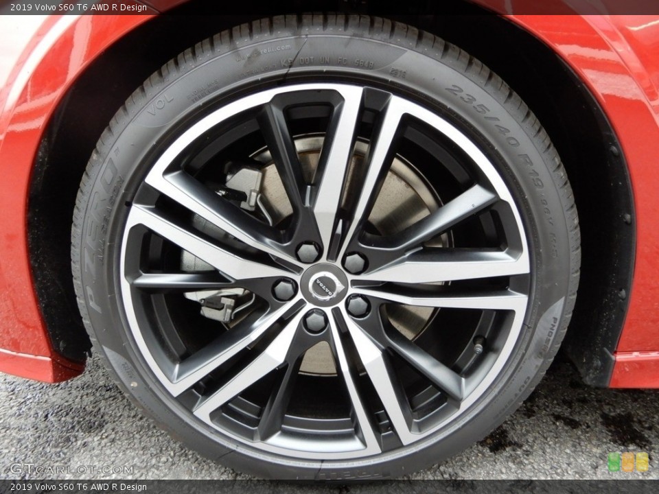 2019 Volvo S60 T6 AWD R Design Wheel and Tire Photo #131258823