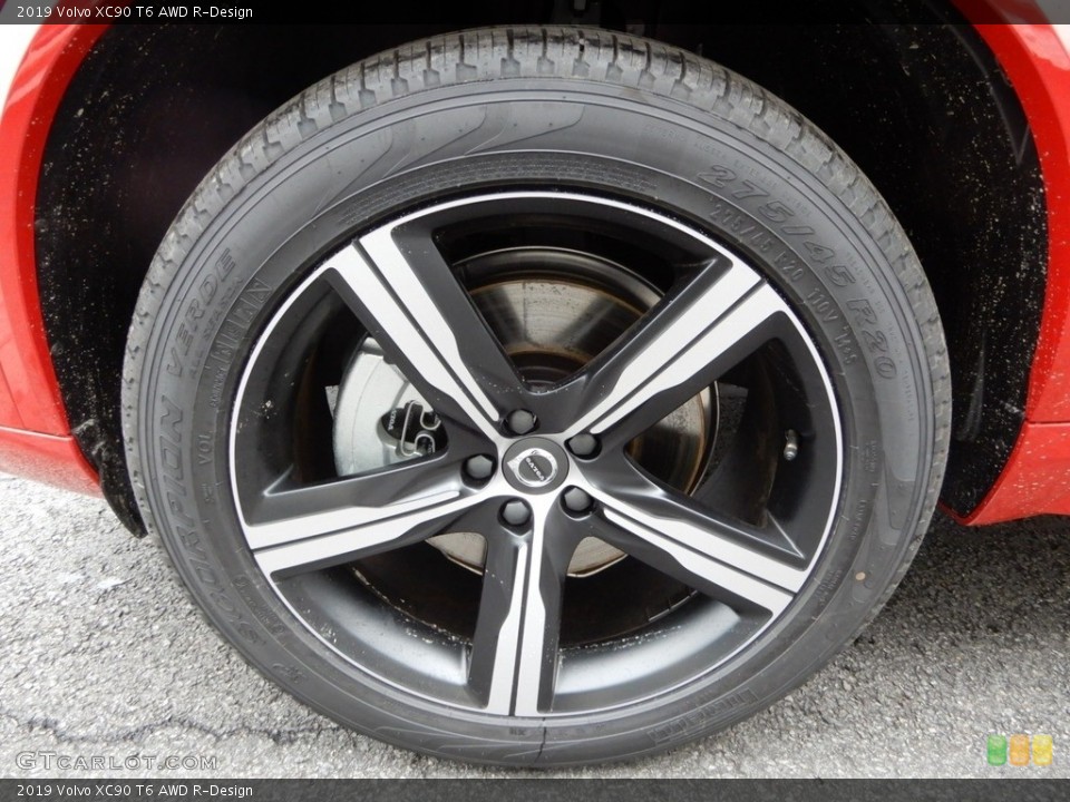 2019 Volvo XC90 T6 AWD R-Design Wheel and Tire Photo #131259744
