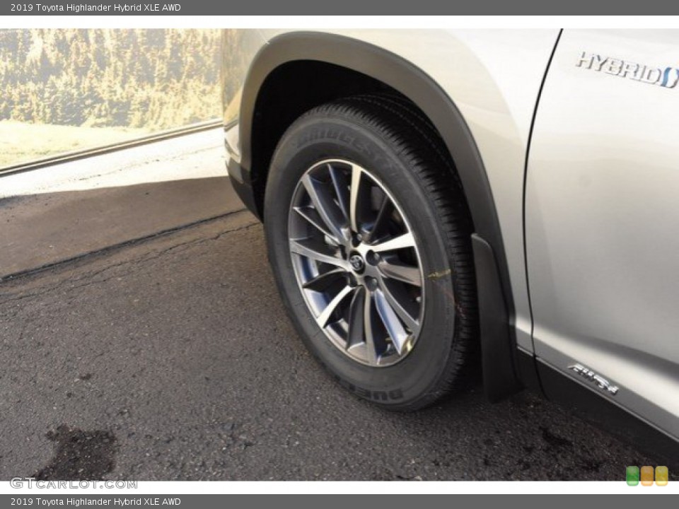 2019 Toyota Highlander Hybrid XLE AWD Wheel and Tire Photo #131303091