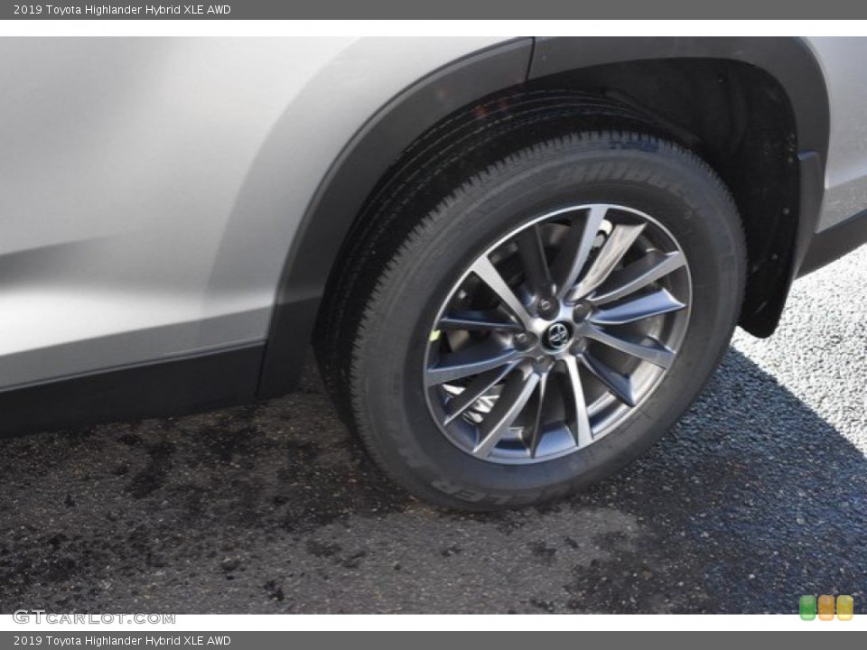 2019 Toyota Highlander Hybrid XLE AWD Wheel and Tire Photo #131303109