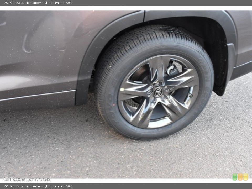 2019 Toyota Highlander Hybrid Limited AWD Wheel and Tire Photo #131304057