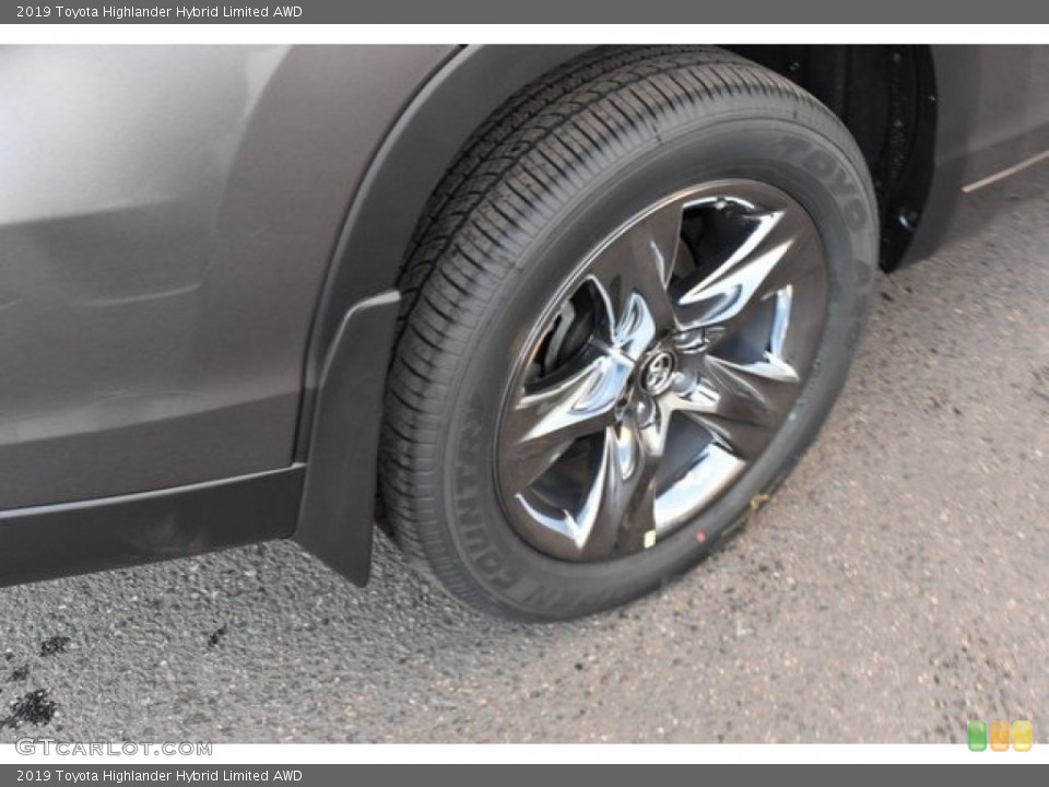 2019 Toyota Highlander Hybrid Limited AWD Wheel and Tire Photo #131304078