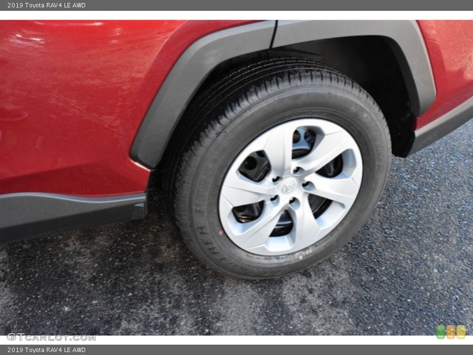 2019 Toyota RAV4 LE AWD Wheel and Tire Photo #131337615