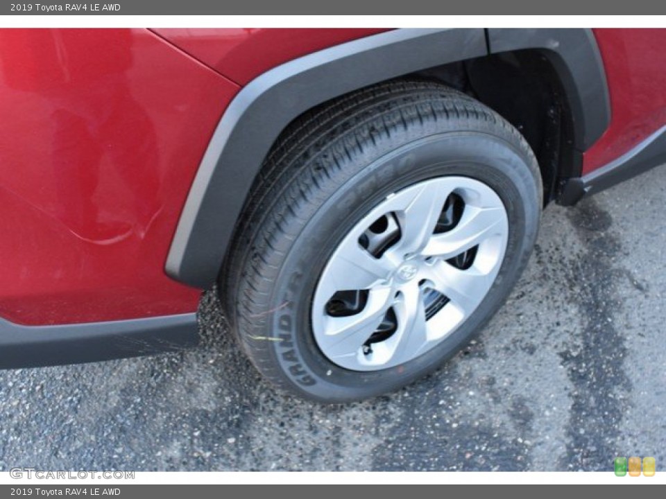 2019 Toyota RAV4 LE AWD Wheel and Tire Photo #131337624