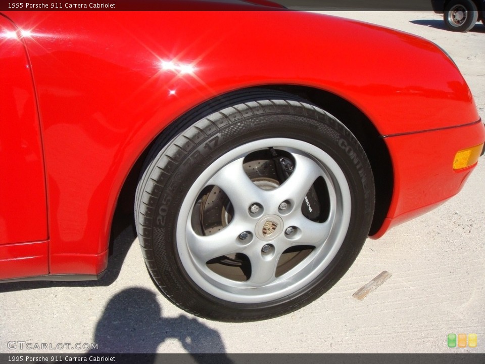 1995 Porsche 911 Carrera Cabriolet Wheel and Tire Photo #131379668