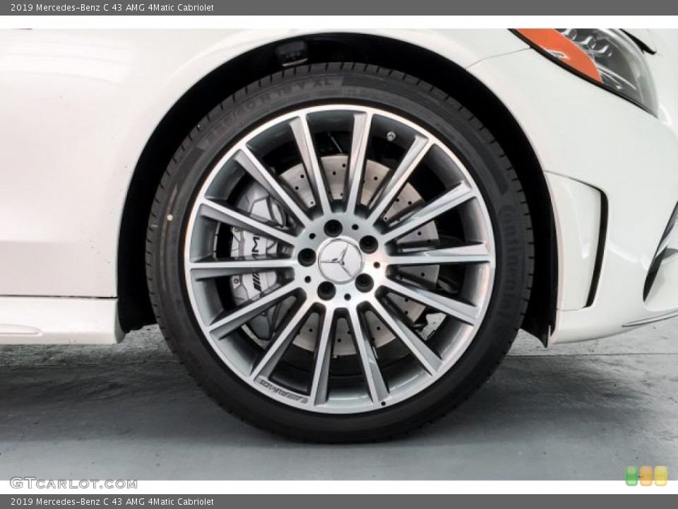 2019 Mercedes-Benz C 43 AMG 4Matic Cabriolet Wheel and Tire Photo #131383883