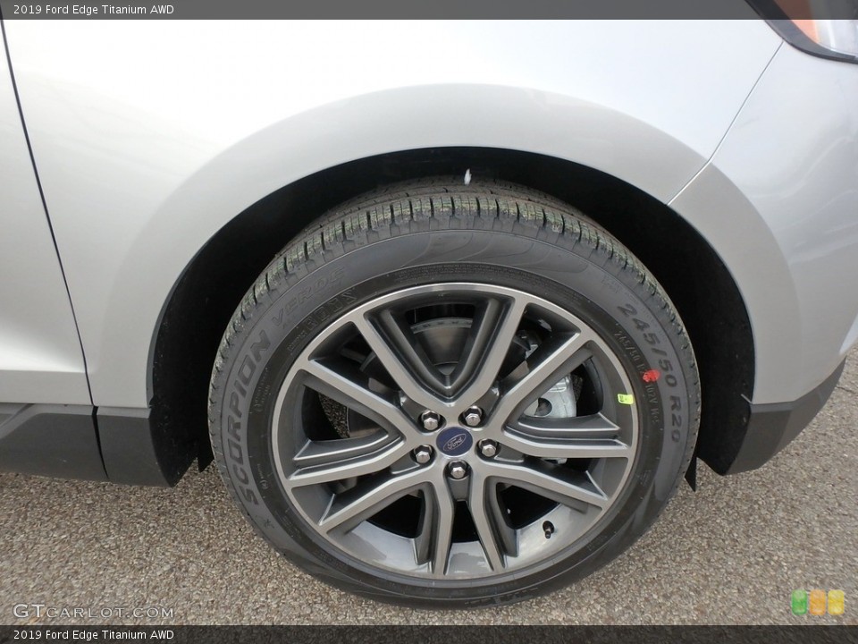 2019 Ford Edge Titanium AWD Wheel and Tire Photo #131393790