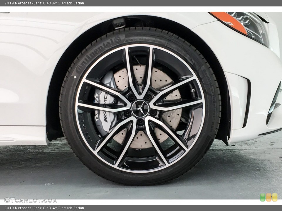 2019 Mercedes-Benz C 43 AMG 4Matic Sedan Wheel and Tire Photo #131445775