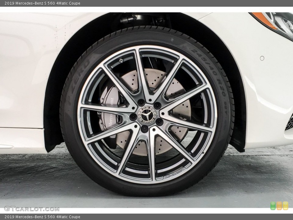 2019 Mercedes-Benz S 560 4Matic Coupe Wheel and Tire Photo #131451421