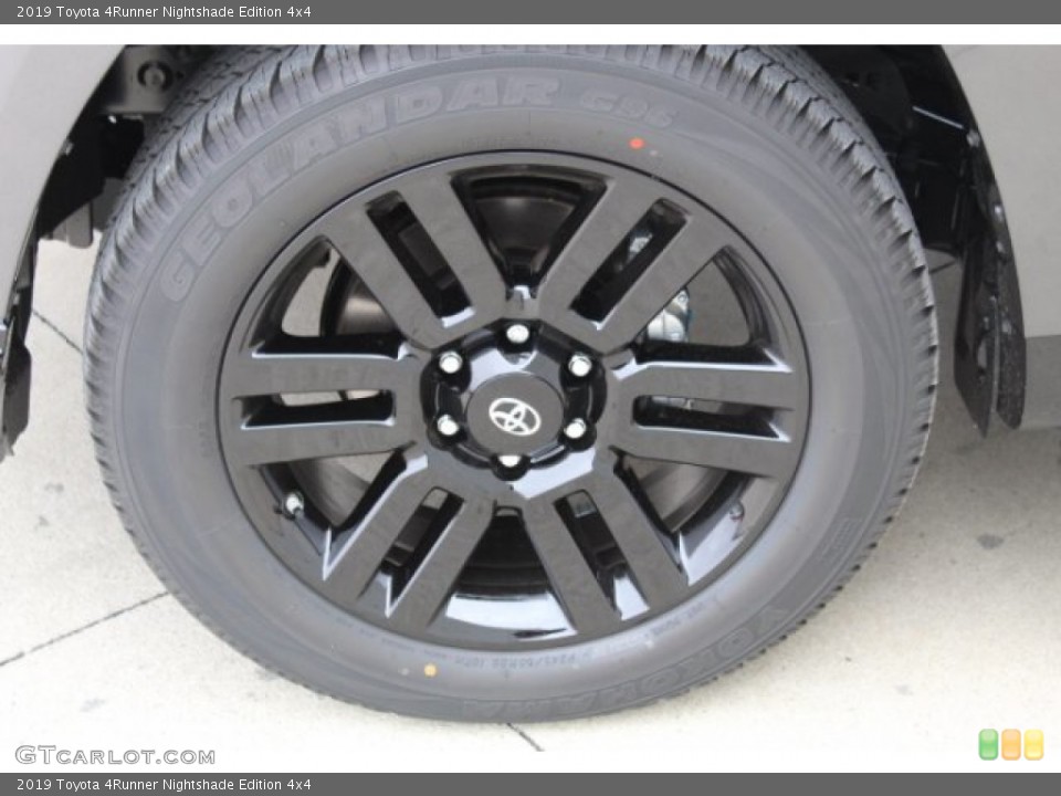 2019 Toyota 4Runner Nightshade Edition 4x4 Wheel and Tire Photo #131462365