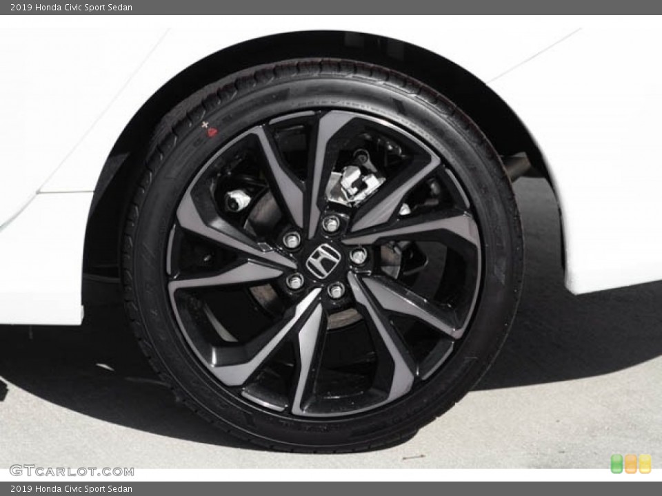 2019 Honda Civic Sport Sedan Wheel and Tire Photo #131491558